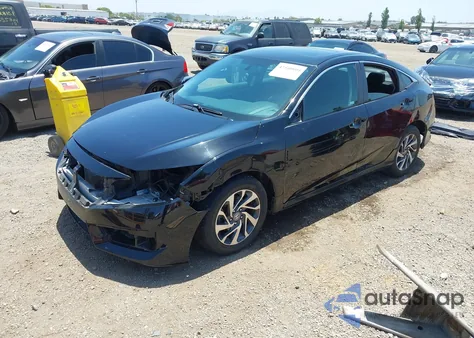 2018 Honda Civic Ex z USA, uszkodzony, nr VIN 2HGFC2F76JH605561
